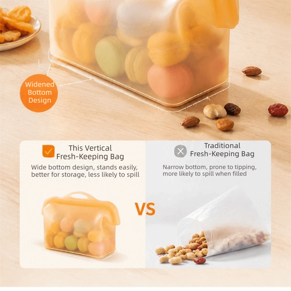 Leak Proof Silicone Food Stora - đánh giá và giá Food Storage And Temperature