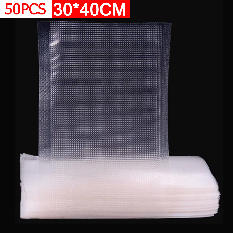 50PCS 30x40cm Textured Vacuum  - đánh giá và giá Food Storage Vacuum Seal