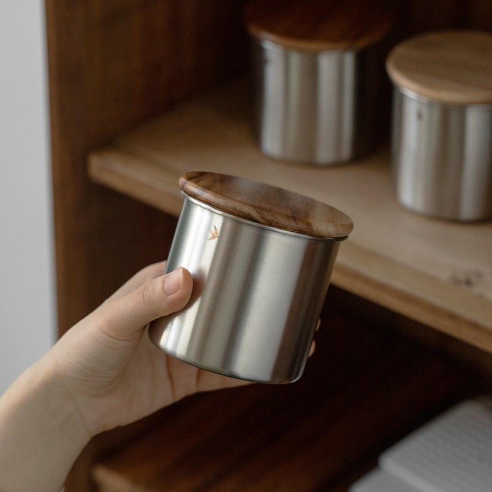 New Stainless Steel Matcha Jar - đánh giá và giá Xl Food Storage Containers With Lids