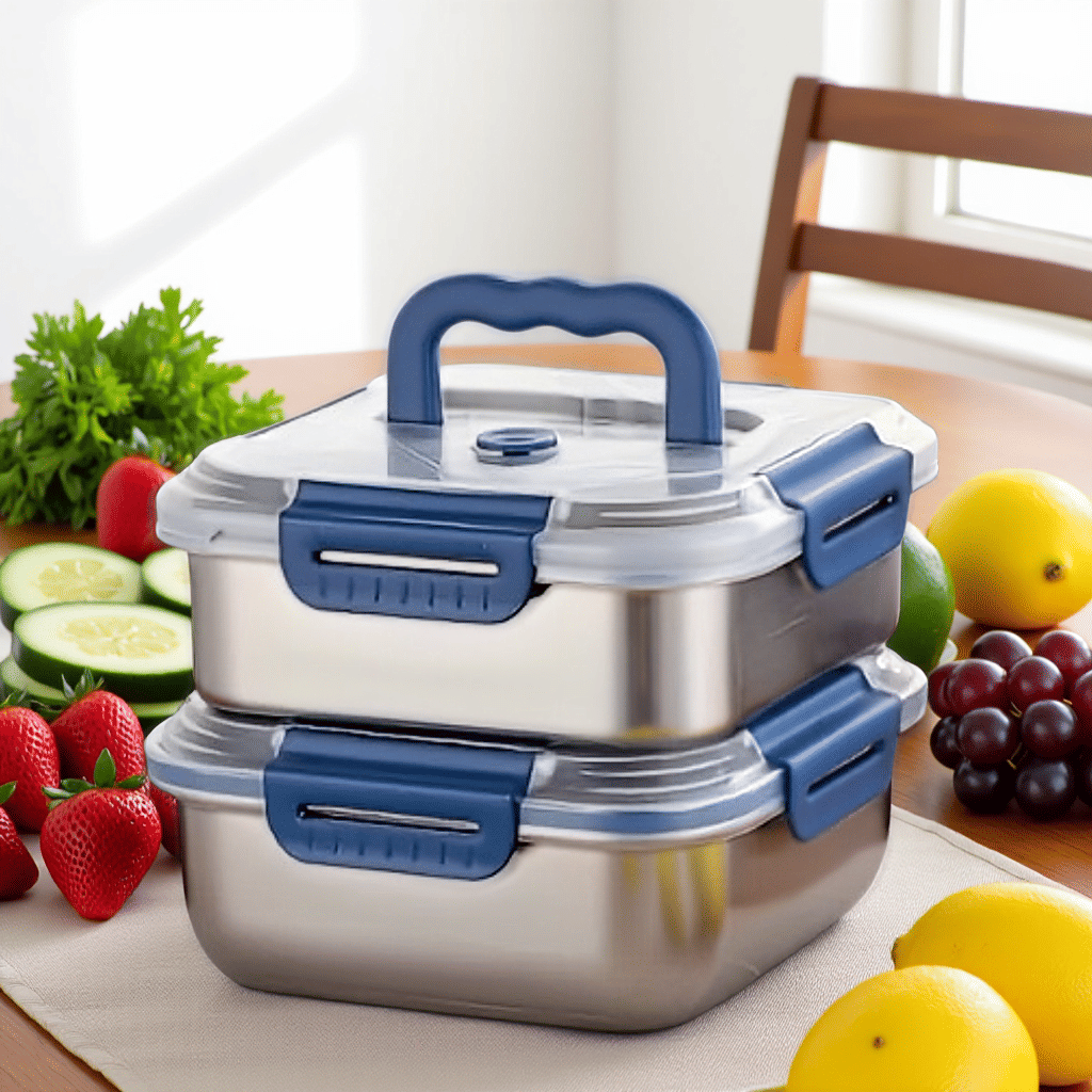 2PCS Yakimoto Extra-Large Stai - đánh giá và giá Xl Food Storage Containers With Lids
