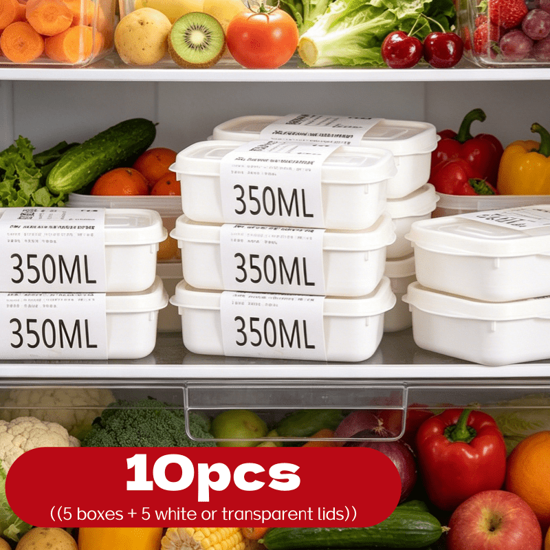 10Pcs Reusable Stackable Food  - đánh giá và giá Food Storage Quart