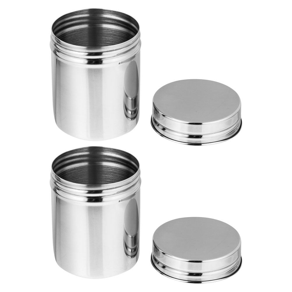 2Pcs Stainless Steel Canisters - đánh giá và giá Food Storage In Stainless Steel