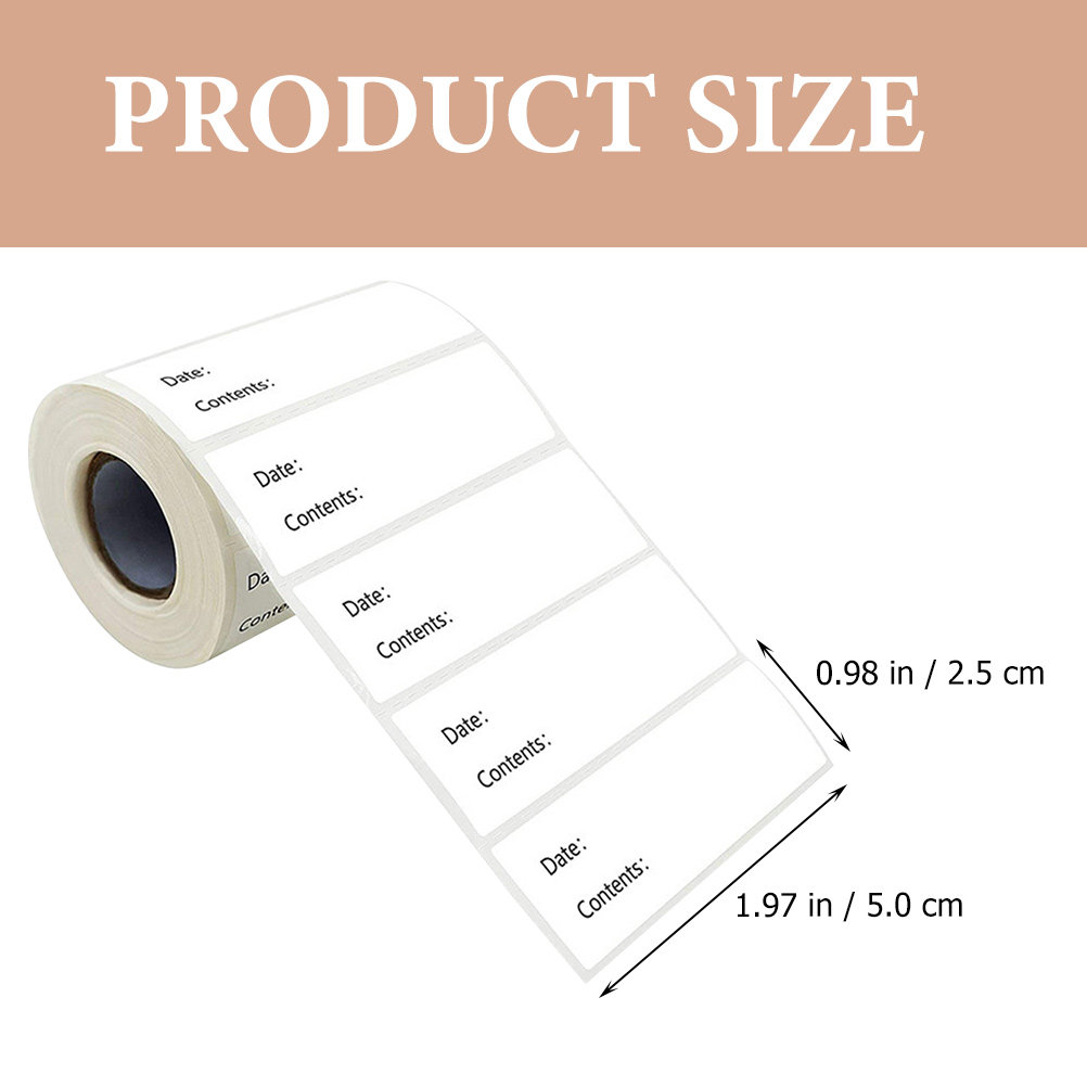1 Roll Food Label Stickers Por - đánh giá và giá Food Storage Expiration Dates