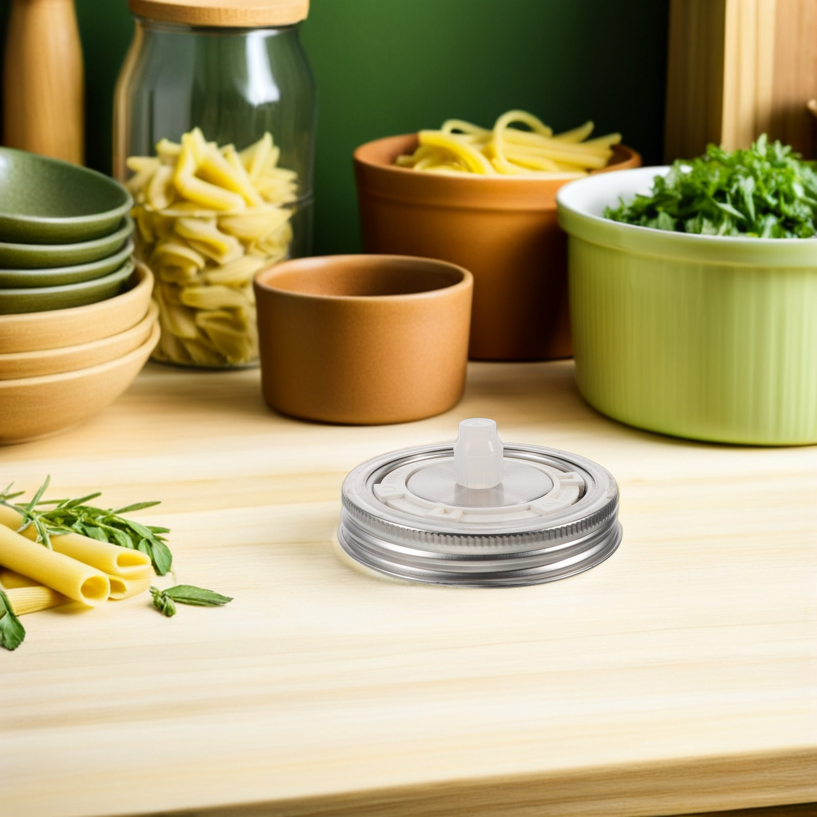 2Pcs Airlock Fermentation Lids - đánh giá và giá Mason Jar Wide Mouth