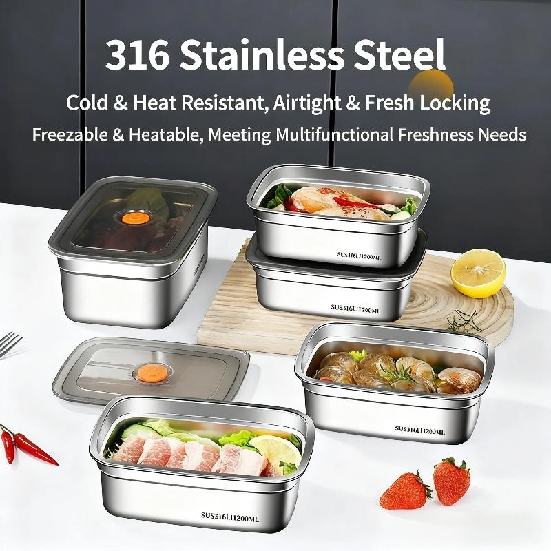 Stainless Steel Sealed Lunch B - đánh giá và giá Food Storage For Camping