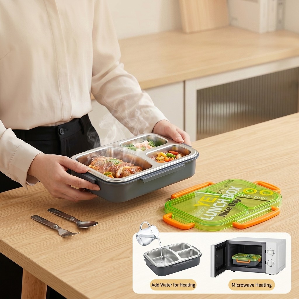 Microwavable 304 Stainless Ste - đánh giá và giá Food Storage Quart