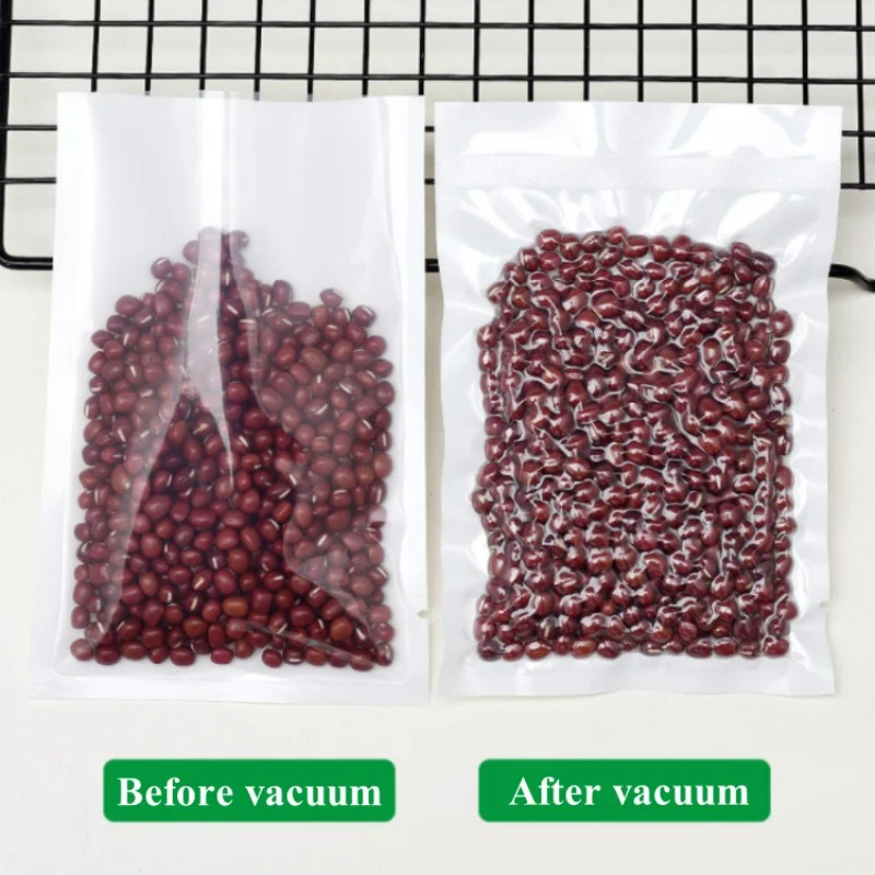 100PCS Open Top Clear White Va - đánh giá và giá Food Storage Long Term