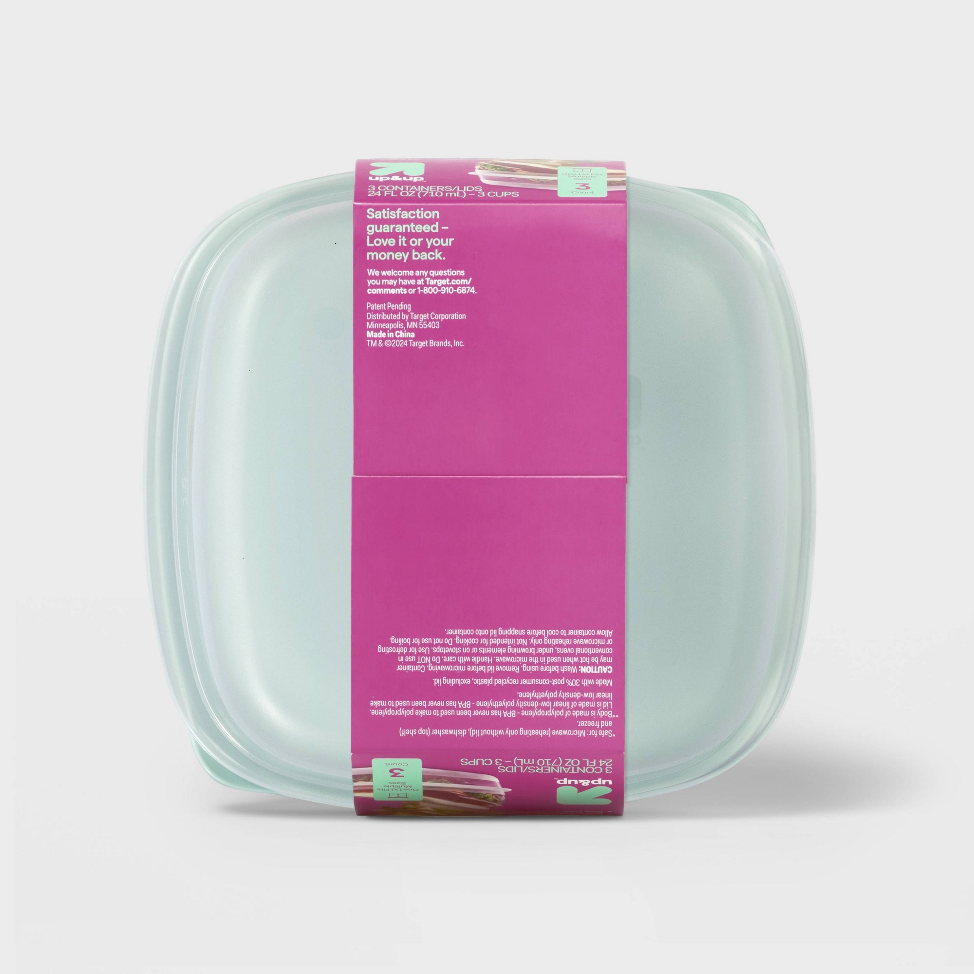 3ct Square Food Storage Contai - đánh giá và giá Storage Food Prep