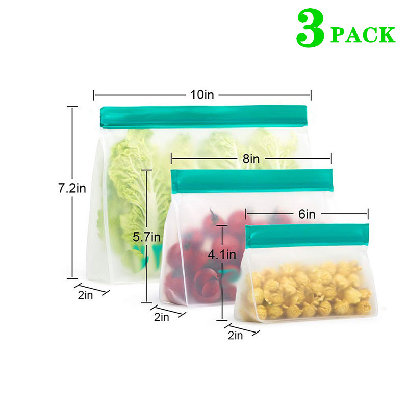 Reusable Food Storage Bag Upgr - đánh giá và giá Food Storage Silicone Bags