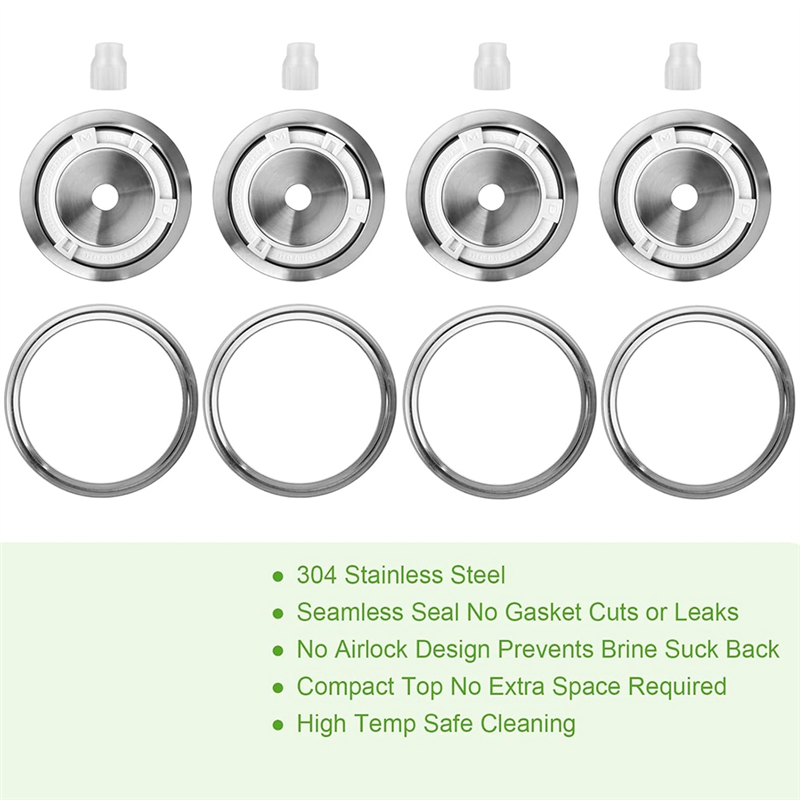 ABLK 4Pcs Fermentation Lids Wi - đánh giá và giá Mason Jar Wide Mouth