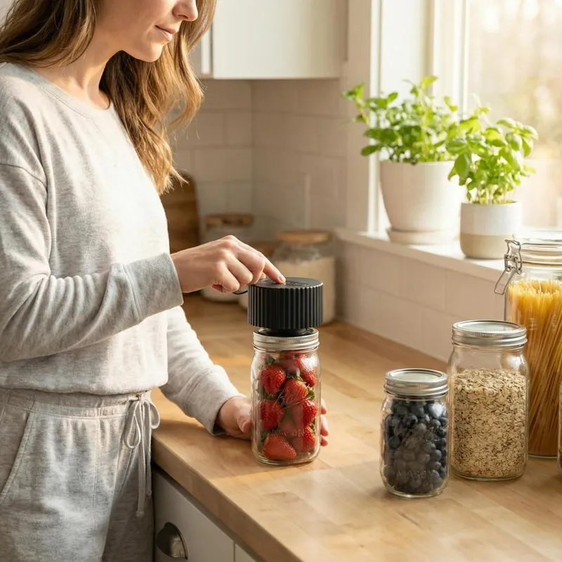 Electric Mason Jar Vacuum Seal - đánh giá và giá Food Storage Vacuum Seal