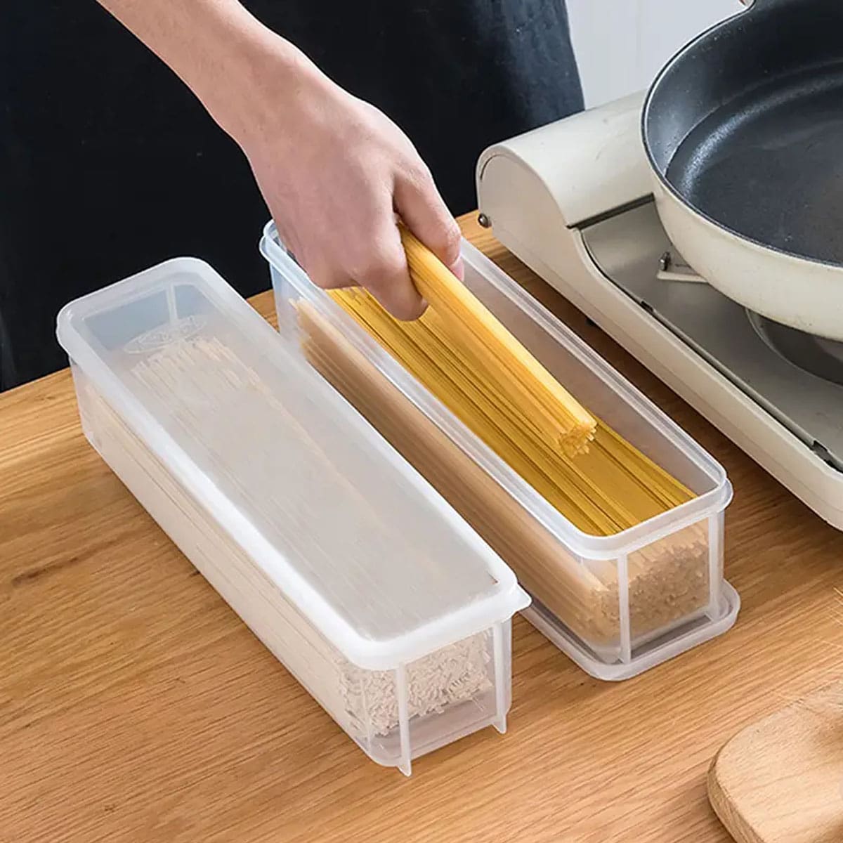 1 Plastic Transparent Storage  - đánh giá và giá Food Storage For Refrigerator